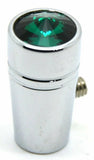 toggle switch extensions(3) mini green jewel chrome aluminum for Peterbilt