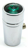 toggle switch extensions(3) mini green jewel chrome aluminum for Peterbilt