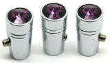 Peterbilt Toggle Switch Extensions (3 Pack) Mini Purple Jewel Chrome UP#40216