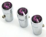 Peterbilt Toggle Switch Extensions (3 Pack) Mini Purple Jewel Chrome UP#40216
