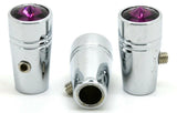 Peterbilt Toggle Switch Extensions (3 Pack) Mini Purple Jewel Chrome UP#40216