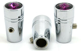 Peterbilt Toggle Switch Extensions (3 Pack) Mini Purple Jewel Chrome UP#40216