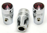 Toggle Switch Extensions for Peterbilt Red Jewel 1" Chrome UP#40217-3 Per Pkg