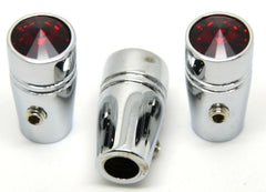 Toggle Switch Extensions for Peterbilt Red Jewel 1" Chrome UP#40217-3 Per Pkg