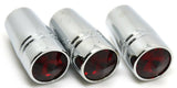 Toggle Switch Extensions for Peterbilt Red Jewel 1" Chrome UP#40217-3 Per Pkg