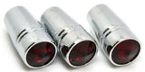 Toggle Switch Extensions for Peterbilt Red Jewel 1" Chrome UP#40217-3 Per Pkg