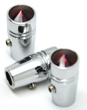 Toggle Switch Extensions for Peterbilt Red Jewel 1" Chrome UP#40217-3 Per Pkg