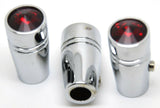 Toggle Switch Extensions for Peterbilt Red Jewel 1" Chrome UP#40217-3 Per Pkg
