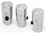 Toggle Switch Extensions for Peterbilt Pointed Jewel 1" Chrome UP#40219-3 Per Pk