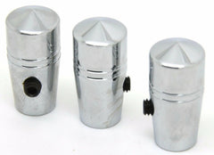 Toggle Switch Extensions for Peterbilt Pointed Jewel 1" Chrome UP#40219-3 Per Pk