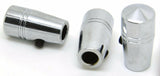 Toggle Switch Extensions for Peterbilt Pointed Jewel 1" Chrome UP#40219-3 Per Pk