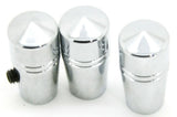 Toggle Switch Extensions for Peterbilt Pointed Jewel 1" Chrome UP#40219-3 Per Pk