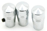 Toggle Switch Extensions for Peterbilt Pointed Jewel 1" Chrome UP#40219-3 Per Pk