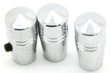 Toggle Switch Extensions for Peterbilt Pointed Jewel 1" Chrome UP#40219-3 Per Pk