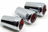 Toggle Switch Extensions for Kenworth Round Switch 1″ Red Jewel Chrome UP#40227
