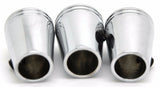 Pointed Toggle Switch Extensions for Kenworth Round Switch 1" H Chrome  UP#40229