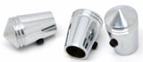 Pointed Toggle Switch Extensions for Kenworth Round Switch 1" H Chrome  UP#40229
