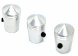 Pointed Toggle Switch Extensions for Kenworth Round Switch 1" H Chrome  UP#40229