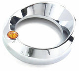 Gauge Cover for Freightliner Speedometer or Tachometer Amber Visor UP#40665 Each