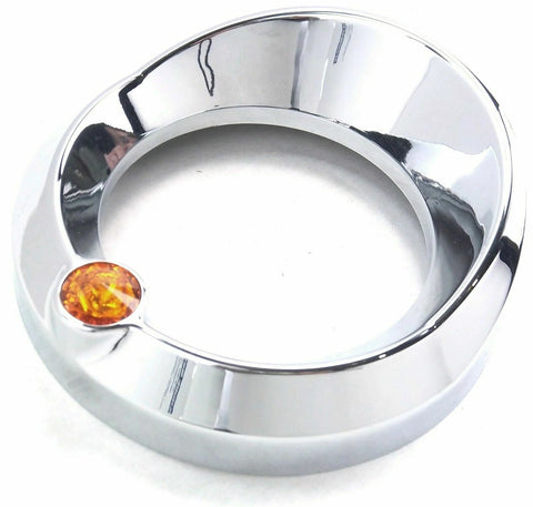 Gauge Cover for Peterbilt Speedometer or Tachometer Amber Visor UP#40665 Each