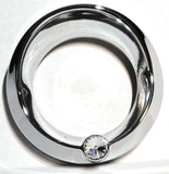 Fits Peterbilt Chrome Speedometer Tachometer 3-3/4" Gauge Bezel Clear UP40667