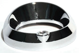 Fits Peterbilt Chrome Speedometer Tachometer 3-3/4" Gauge Bezel Clear UP40667