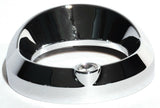 Fits Peterbilt Chrome Speedometer Tachometer 3-3/4" Gauge Bezel Clear UP40667
