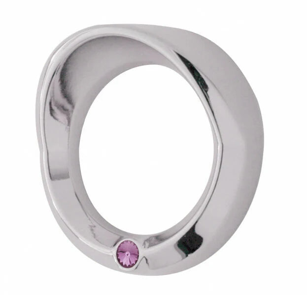 UP Small Gauge Cover for Peterbilt 2006 & up Chrome Visor Purple Jewel #40683