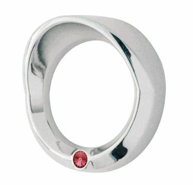 Small Gauge Cover for Peterbilt 2006 & up Chrome Visor Red Jewel UP#40684 Each