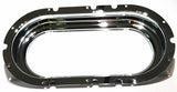 UP View Window Trim for Interior Peterbilt 2000-04 Chrome Plastic 10 Hole #40904