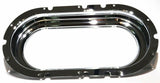UP View Window Trim for Interior Peterbilt 2000-04 Chrome Plastic 10 Hole #40904
