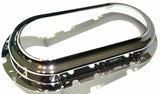 UP View Window Trim for Interior Peterbilt 2000-04 Chrome Plastic 10 Hole #40904