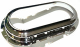 UP View Window Trim for Interior Peterbilt 2000-04 Chrome Plastic 10 Hole #40904