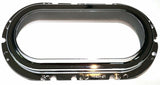 UP View Window Trim for Interior Peterbilt 2000-04 Chrome Plastic 10 Hole #40904