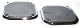Square Speaker Covers for Various Models Kenworth 5-1/2" Chrome Plastic UP#40914