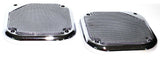 Square Speaker Covers for Various Models Kenworth 5-1/2" Chrome Plastic UP#40914