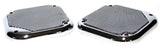 Square Speaker Covers for Various Models Kenworth 5-1/2" Chrome Plastic UP#40914