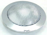 UP Speaker Cover for Peterbilt Chrome Plastic w/ Metal Screen 3-1/8" #40916 Each