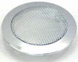 UP Speaker Cover for Peterbilt Chrome Plastic w/ Metal Screen 3-1/8" #40916 Each