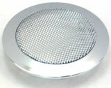 UP Speaker Cover for Peterbilt Chrome Plastic w/ Metal Screen 3-1/8" #40916 Each
