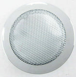 UP Speaker Cover for Peterbilt Chrome Plastic w/ Metal Screen 3-1/8" #40916 Each