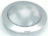 UP Speaker Cover for Peterbilt Chrome Plastic w/ Metal Screen 3-1/8" #40916 Each