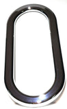 Oval Door View Window Trim Exterior for Peterbilt Various Years, Models UP#40918