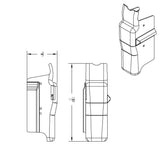 Mid Steering Column Cover for Peterbilt 379/378 (1998-2005) /335/330 UP#40949
