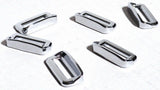 Switch Label Bezels With Visor For Peterbilt 2001-2005 Plastic UP#40960- 6 Pack