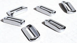 Switch Label Bezels With Visor For Peterbilt 2001-2005 Plastic UP#40960- 6 Pack