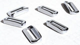 Switch Label Bezels With Visor For Peterbilt 2001-2005 Plastic UP#40960- 6 Pack