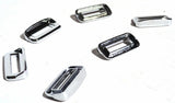 Switch Label Bezels With Visor For Peterbilt 2001-2005 Plastic UP#40960- 6 Pack