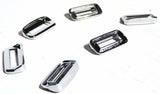 Switch Label Bezels With Visor For Peterbilt 2001-2005 Plastic UP#40960- 6 Pack