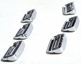Switch Label Bezels With Visor For Peterbilt 2001-2005 Plastic UP#40960- 6 Pack